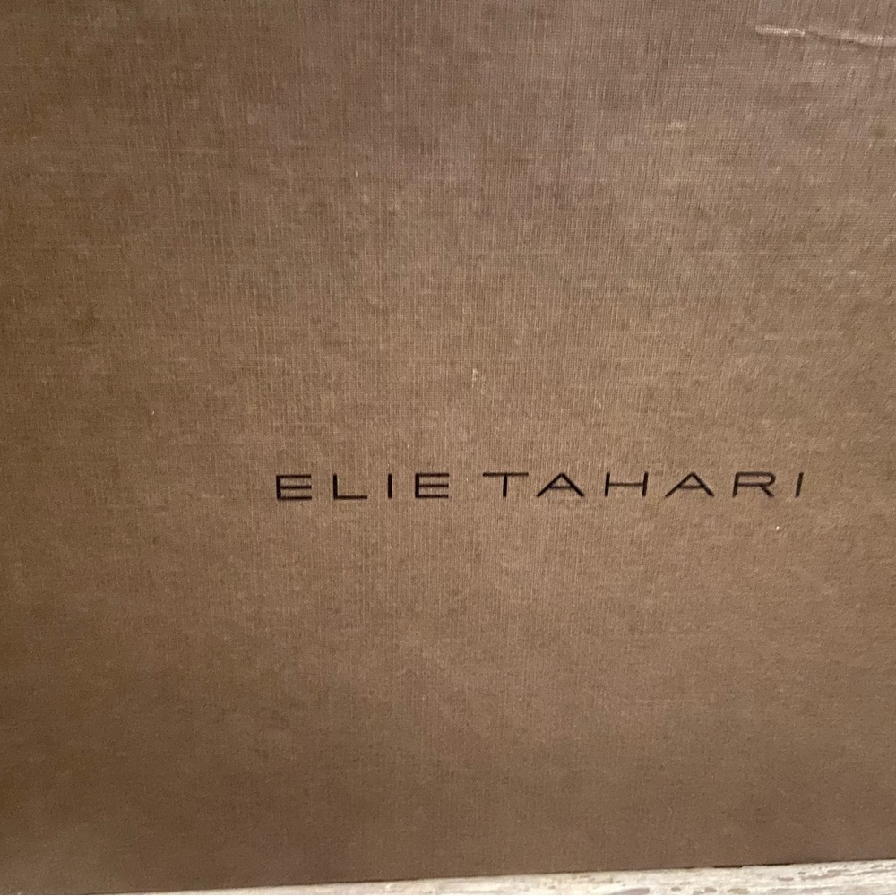 NWT Elie Tahari Betty Sandal Black Snake size 10 US.                 (Q) - Picture 12 of 13